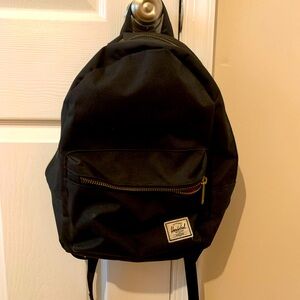 Herschel Supply Company Black Backpack Minimalist Design